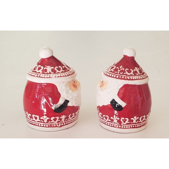 Santa Claus Salt & Pepper Shakers by Food Safe - Picture 7 of 12